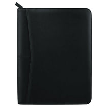 Leed's Black Pedova Zippered UltraHyde Padfolio with FSC Mix Paper