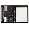 Leed's Black Pedova Zippered UltraHyde Padfolio with FSC Mix Paper