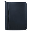 Leed's Navy Pedova Zippered UltraHyde Padfolio with FSC Mix Paper