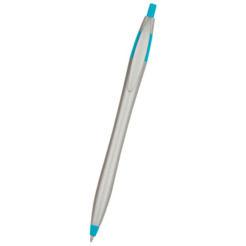 Hit Silver/Light Blue Dart Pen