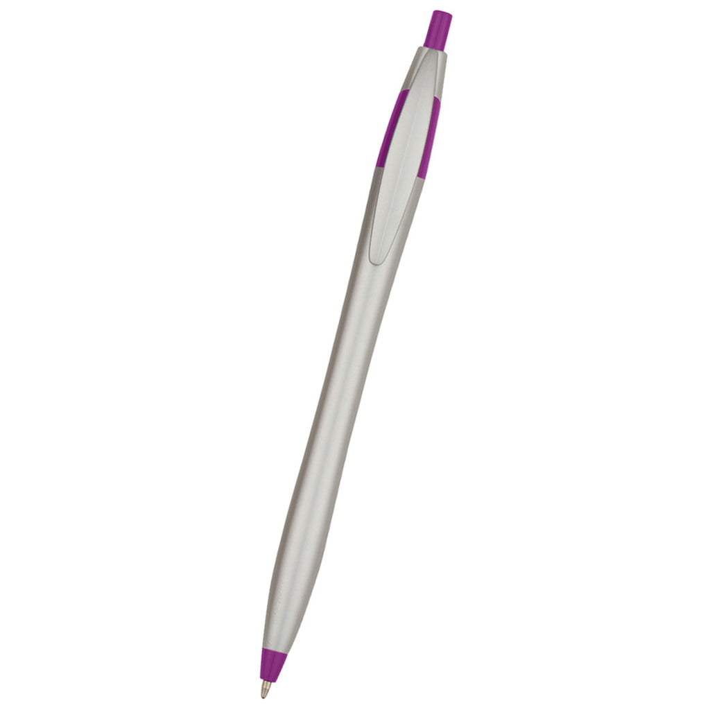 Hit Silver/Purple Dart Pen