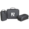 48-Hour Gemline Black Renew rPET 3 Piece Packing Cube Set