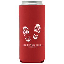 Best Promotions USA Red 12oz. Slim Neoprene Seltzer Coolie