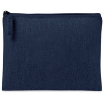 Gemline Indigo Denim AWARE Recycled Cotton Zippered Pouch