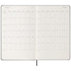 Moleskine Black Hard Cover Large 12-Month Weekly 2025 Planner