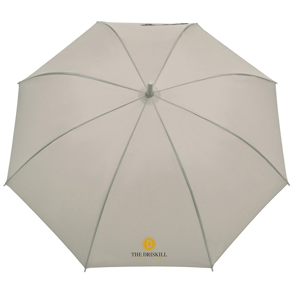 Elements Tan 50" Recycled Auto Open Hospitality Umbrella