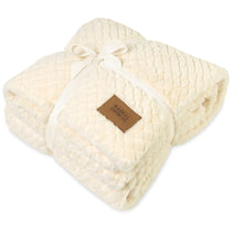 Gemline Cream Luxe Nordic Throw Blanket