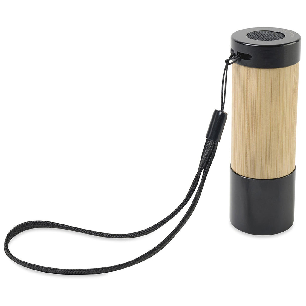 Gemline Black/Fresh Bamboo Mini LED Bamboo Flashlight