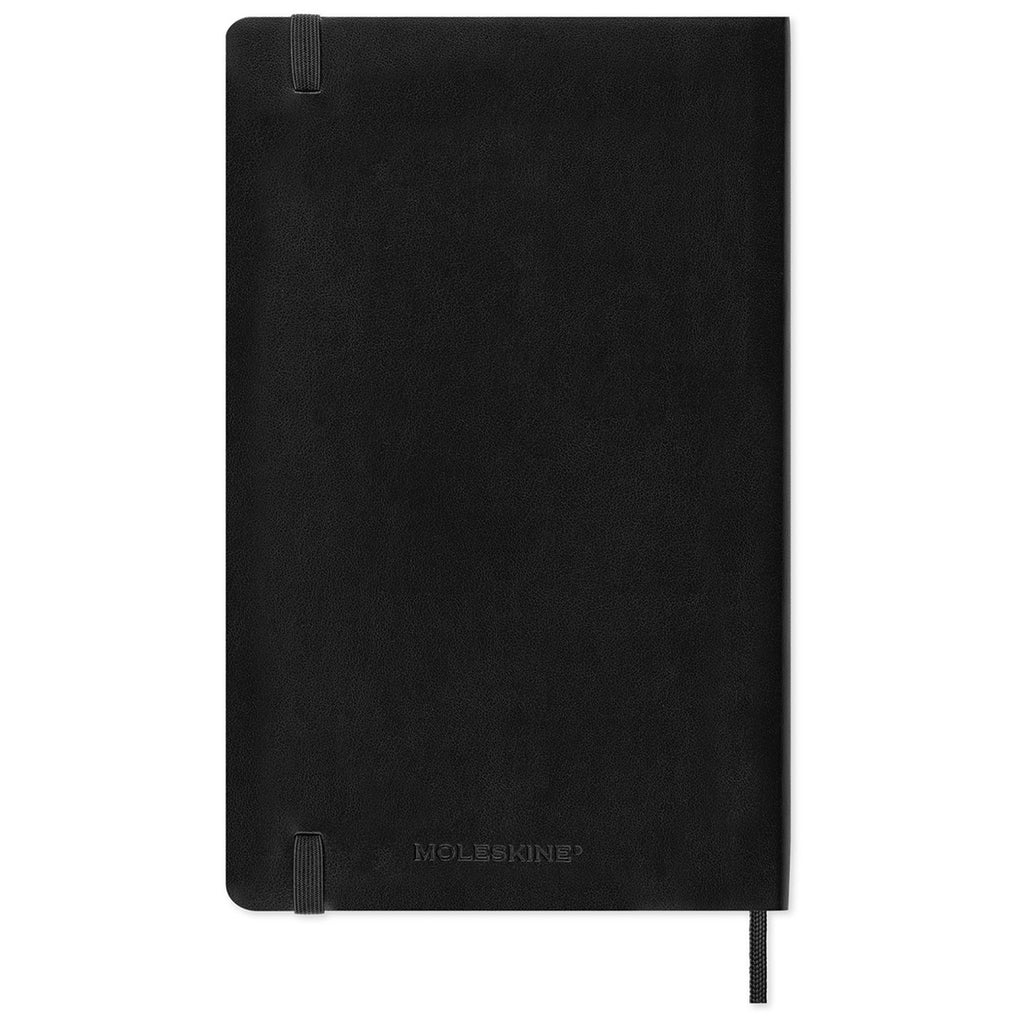 Moleskine Black Soft Cover Large 18 Month Weekly 2024-2025 Planner