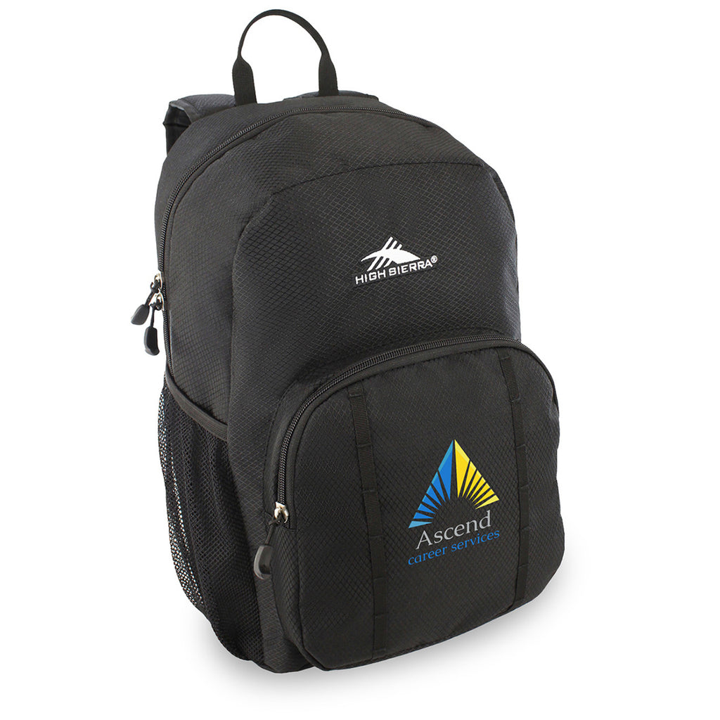 High Sierra Black Pilsen Backpack