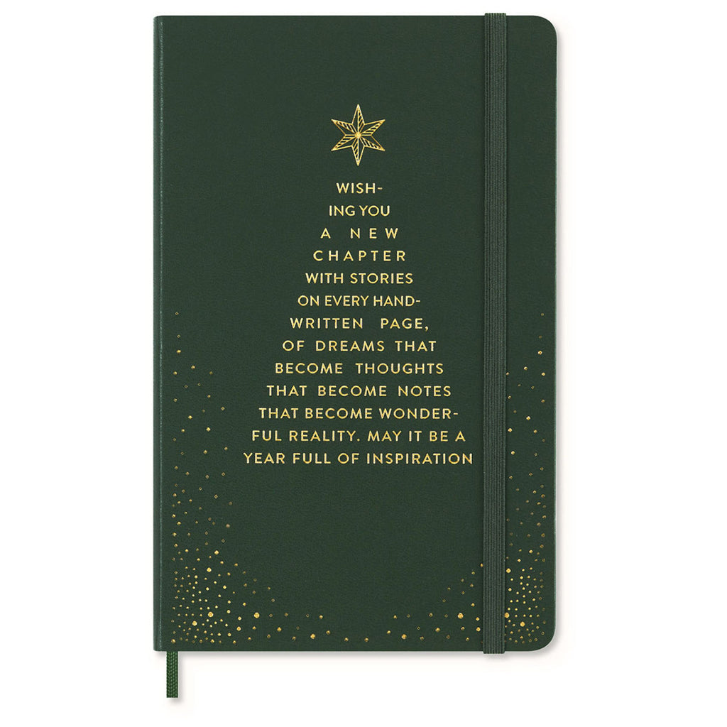 Moleskine Myrtle Green Hard Cover Holiday Notebook Gift Set
