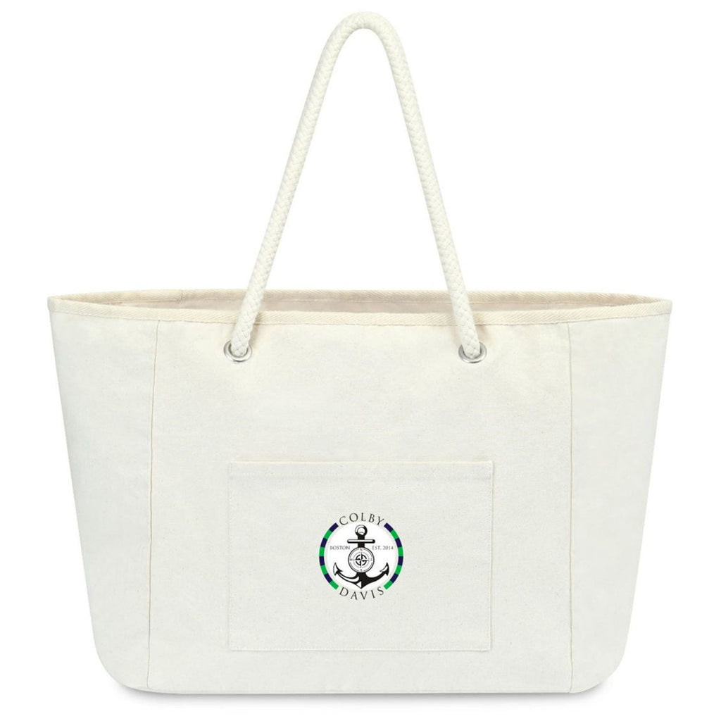 Gemline Natural Bayside Boat Bag & Towel Set