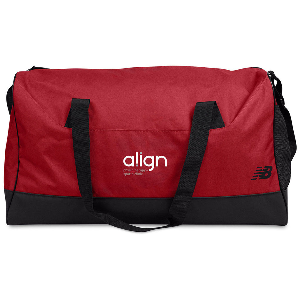 New Balance Red Essentials Large Duffel