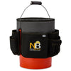 Heritage Supply Pro Dark Grey Recycled rPET 18-inch 5-Gallon Bucket Tool Organizer