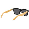 Gemline Black CapeShades Recycled Bamboo Sunglasses Black Frame
