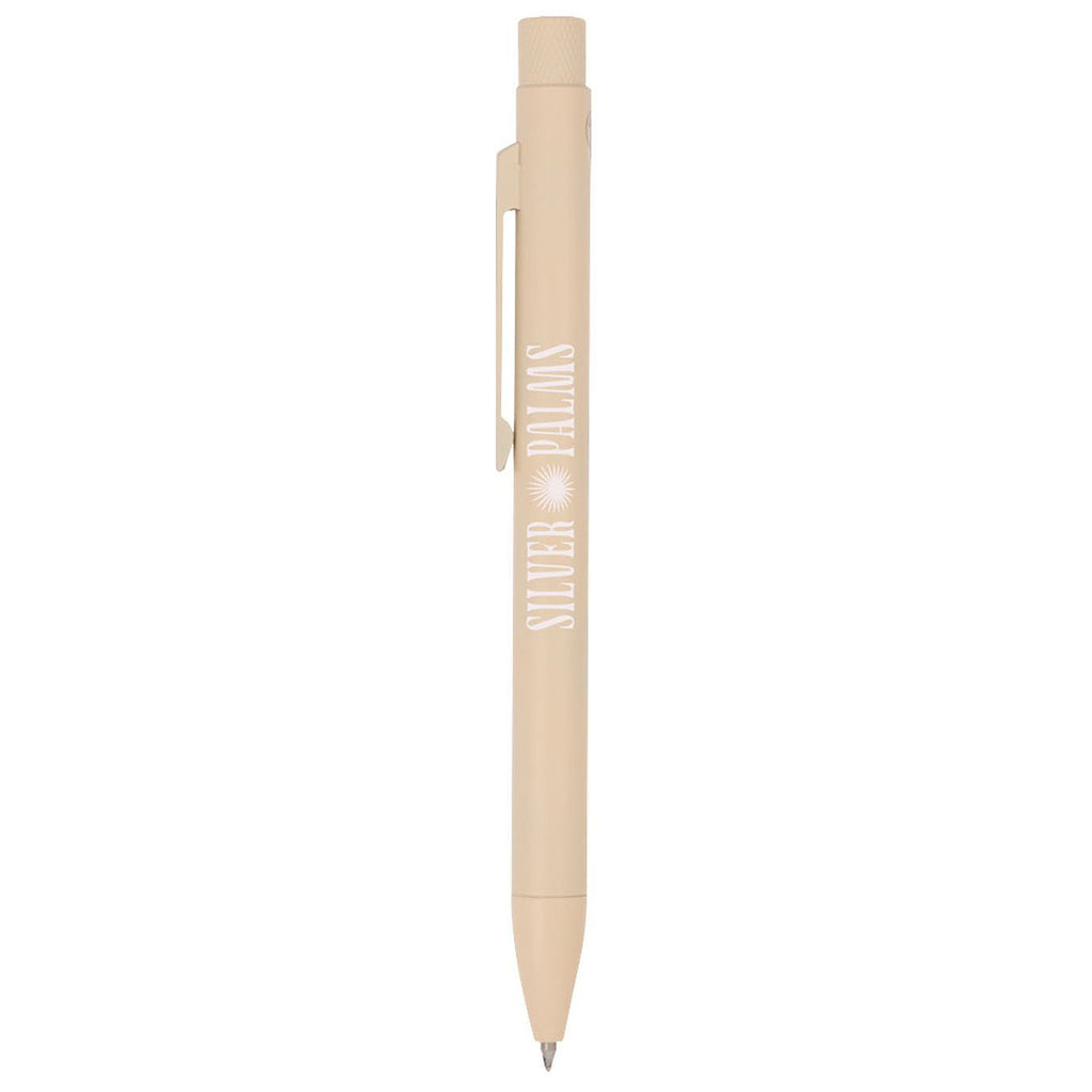 Wellable Beige Recycled Brass Gel Pen