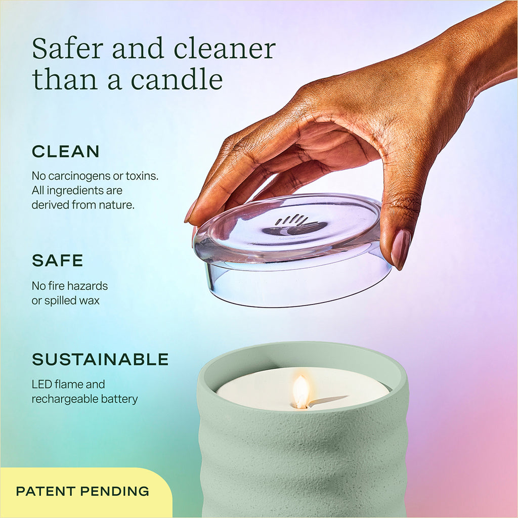 Lifelines Bubble Green Flameless Candle Diffuser