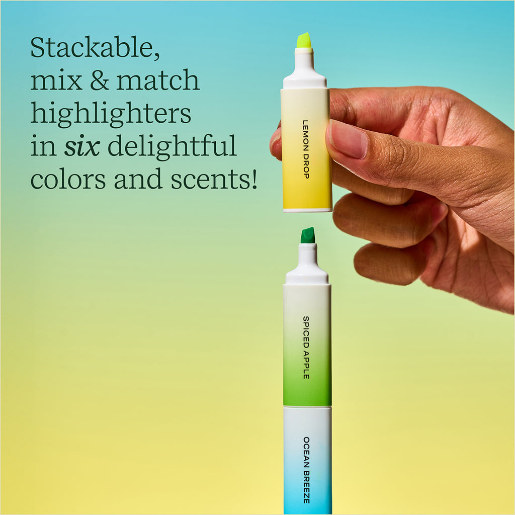 Lifelines Multicolor Scented Stacking Highlighters - 2-pack