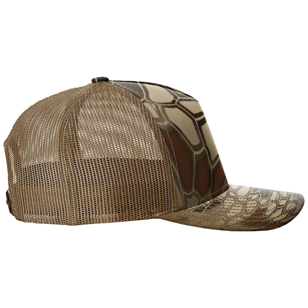 Richardson Kryptek Highlander/Buck Printed Five-Panel Trucker