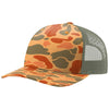 Richardson Sienna Duck Camo/Loden Printed Five-Panel Trucker