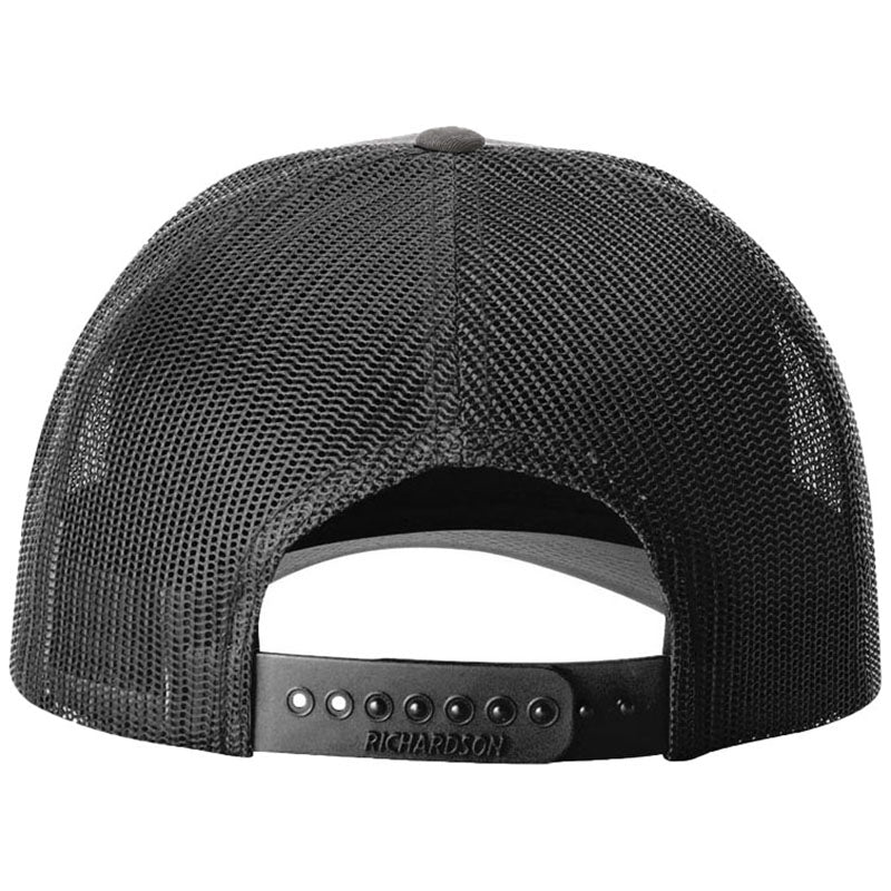 Richardson Charcoal/Black Low Pro Trucker