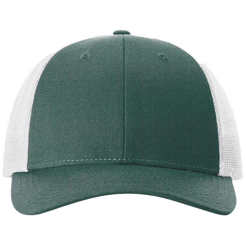 Richardson Dark Green Heather/Light Grey Low Pro Trucker