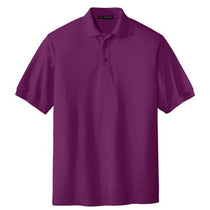 Port Authority Men's Deep Berry Silk Touch Polo