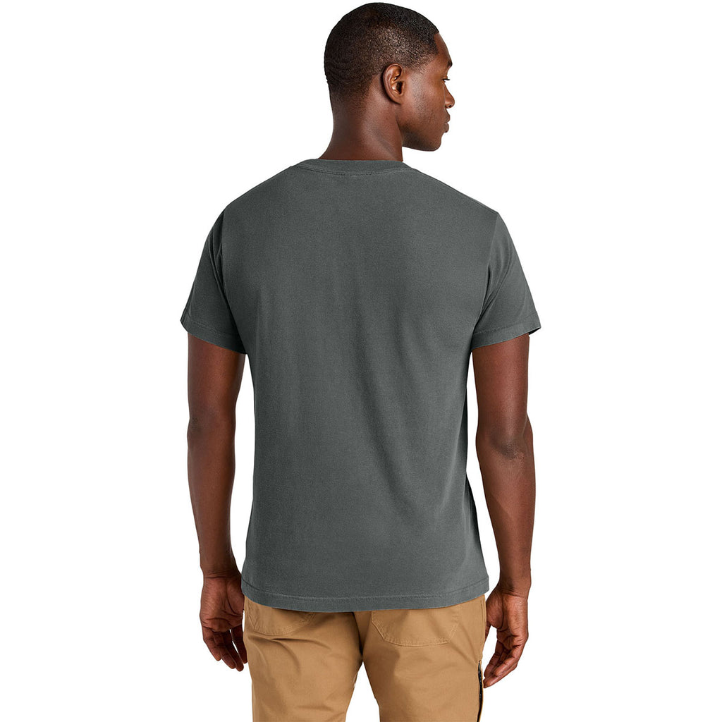 American Apparel Unisex Faded Black Heavyweight Cotton Garment-Dyed Tee