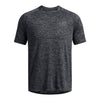 Under Armour Men's Black Heather Tech 2.0 Short Sleeve Tee