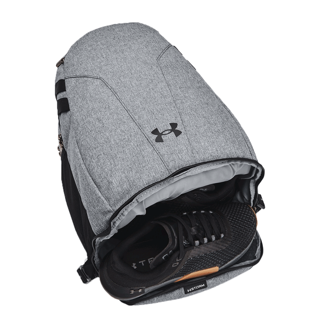 48-Hour Under Armour Pitch Gray Hustle 5.0 Backpack