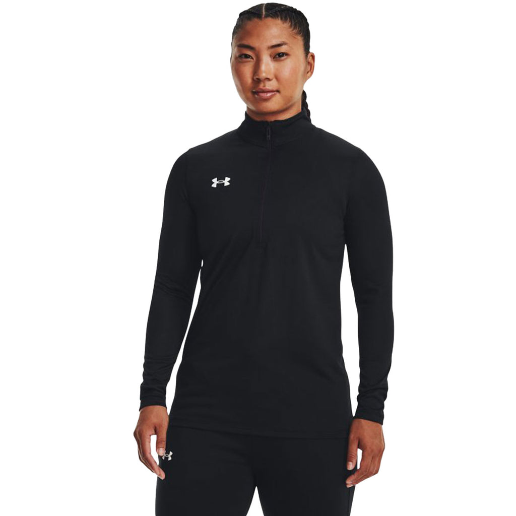 Under Armour Women's Black Team Tech 1/2 Zip