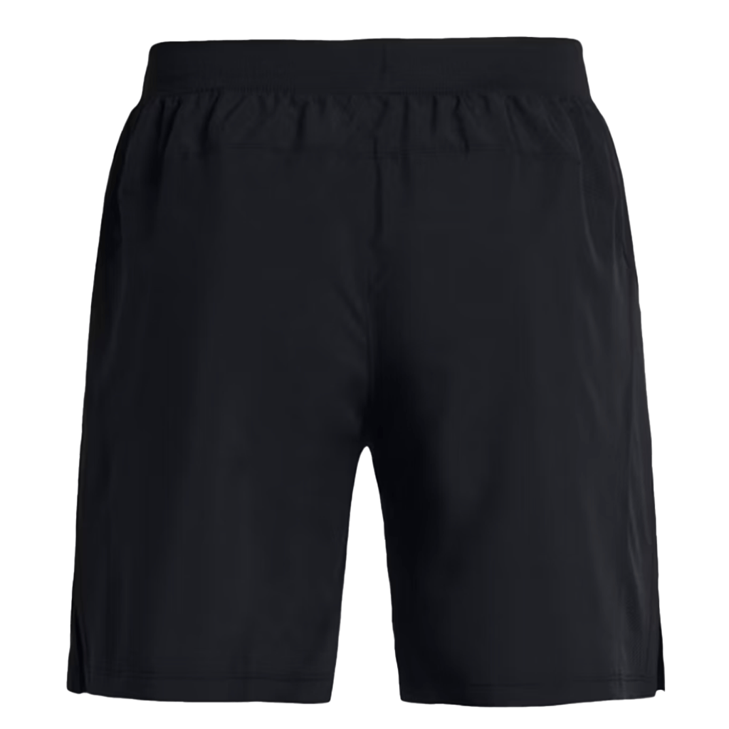 Under Armour Men's Black/Reflective Launch Unlined 7" Shorts