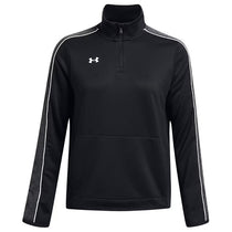 Under Armour Women's Black/White Command Warm Up 1/4 Zip