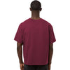 American Apparel Unisex Burgundy Heavyweight Cotton Mid-Length Tee