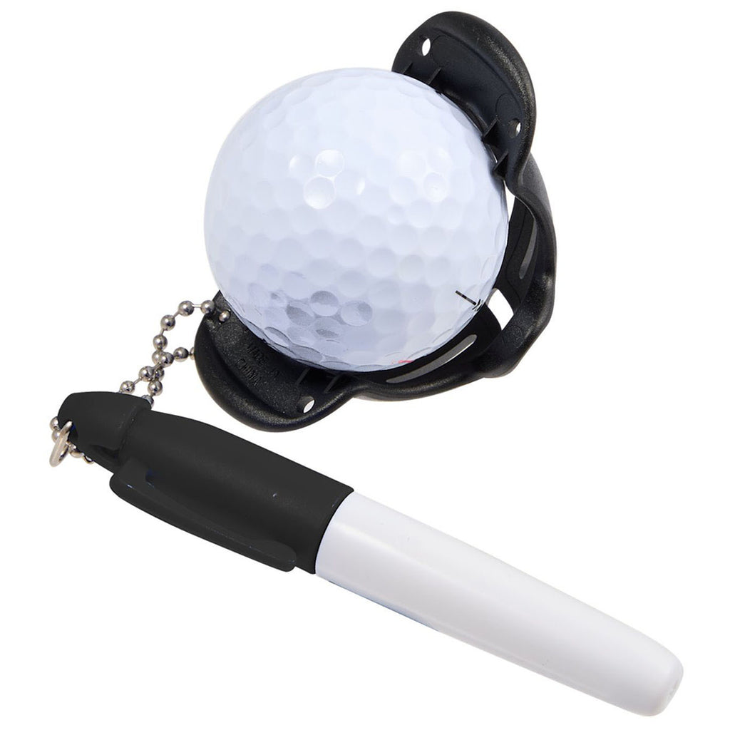 Leed's Black Golf Ball Stencil with Marker