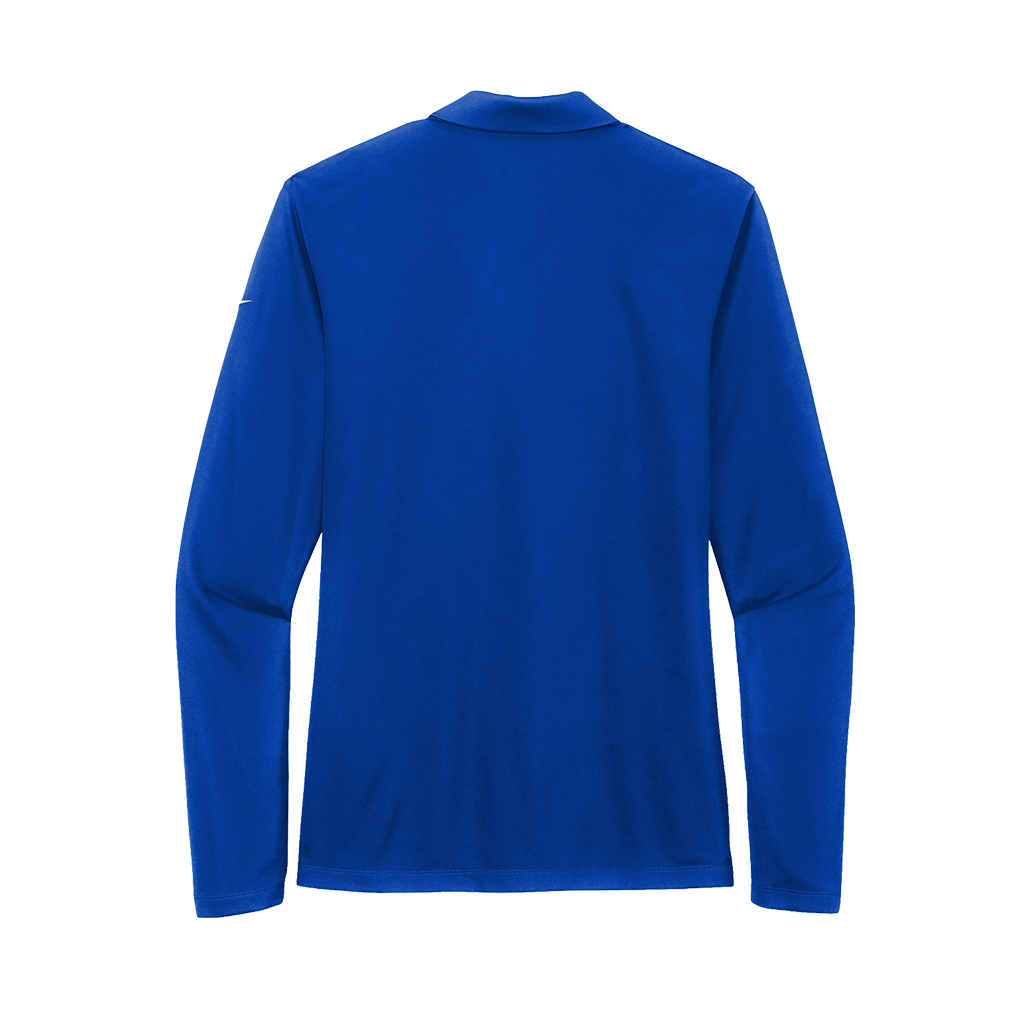 Nike Women's Game Royal Dri-FIT Micro Pique 2.0 Long Sleeve Polo