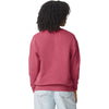 Comfort Colors Unisex Crimson Lightweight Cotton Crewneck Sweatshirt