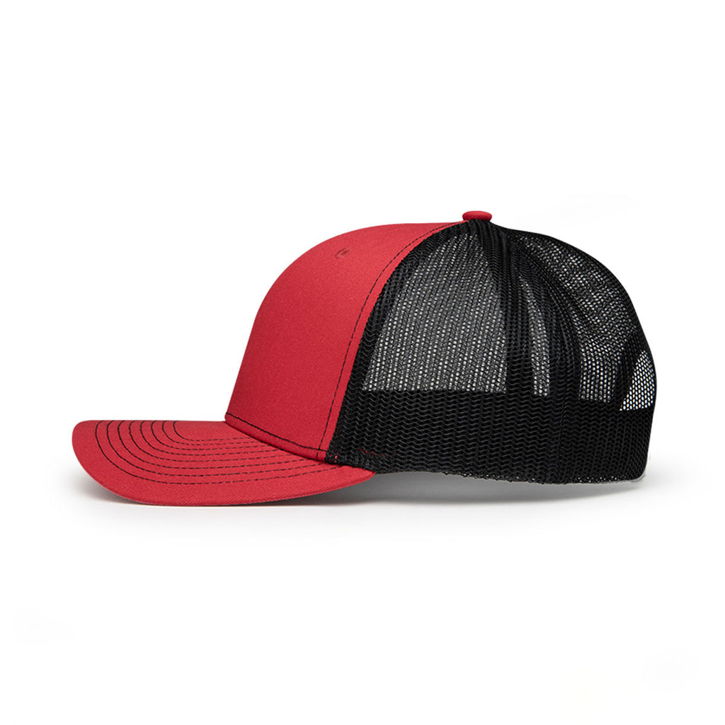 Hit Red with Black Mesh The Hauler Classic Trucker