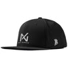 Branded Bills Black Bare Flat Performance Cap