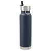 48-Hour Leed's Navy Thor Copper Vacuum Insulated Bottle 25oz Straw Lid