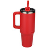 Leed's Red Pinnacle 40 oz Vacuum Insulated Eco-Friendly Travel Tumbler with Straw