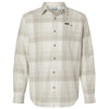 Columbia Men's Dark Stone Multi Buffalo Check Cornell Woods Flannel Shirt