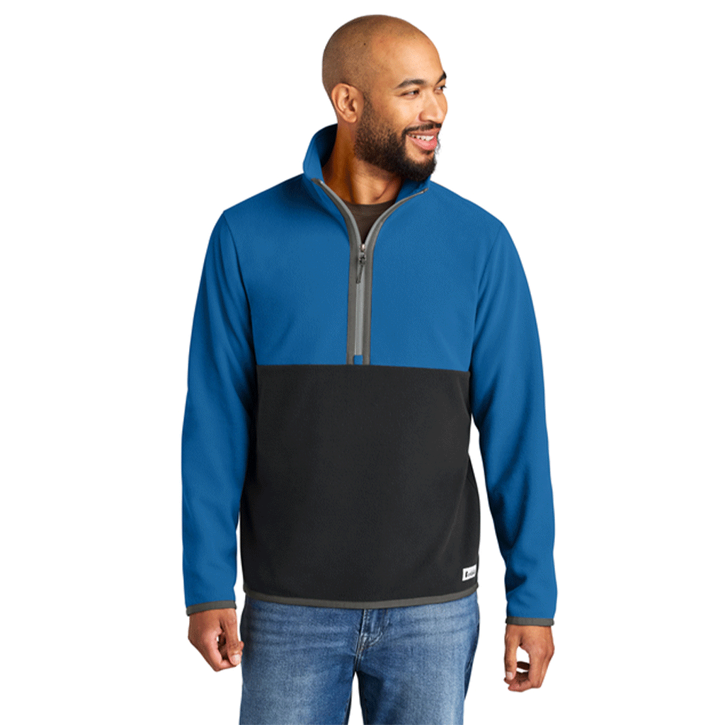 Cotopaxi Men's Atlantic/Black Amado 1/2-Zip Fleece