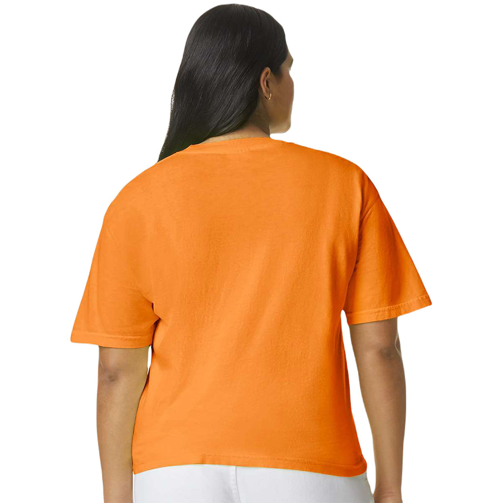 Comfort Colors Unisex Bright Orange Garment-Dyed Heavyweight T-Shirt
