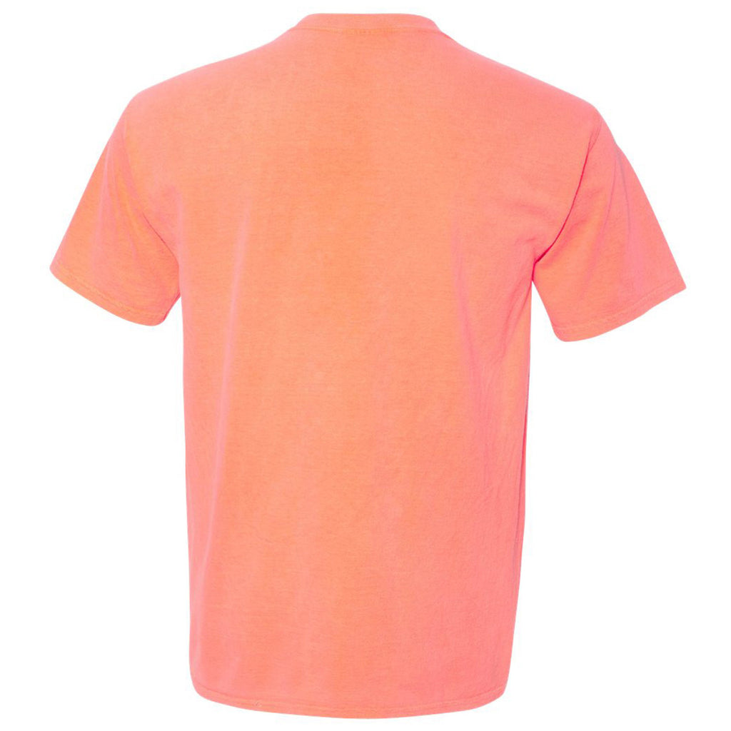 Comfort Colors Unisex Neon Red Orange Garment-Dyed Heavyweight T-Shirt