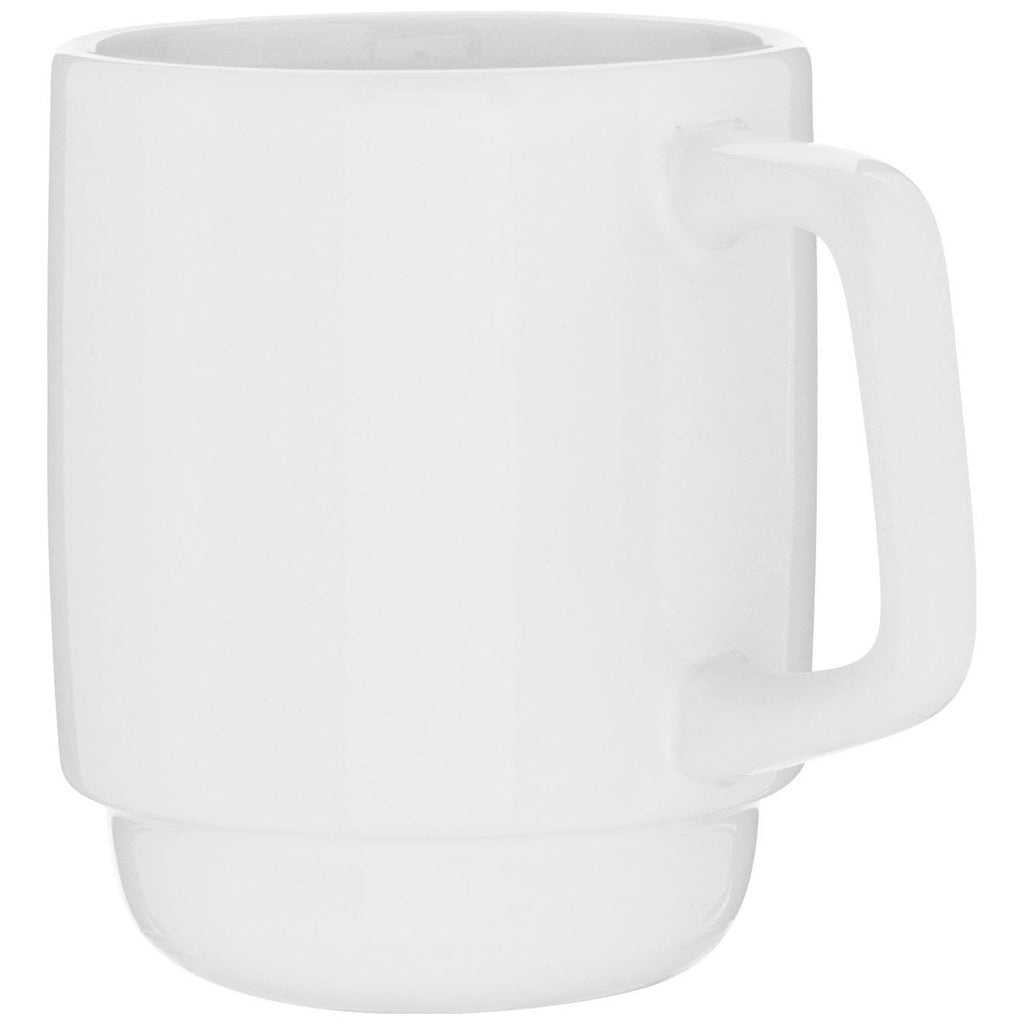 ETS Express White Olly 16oz Stackable Ceramic Mug