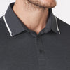 Glyder Men's Black Power Fade Polo