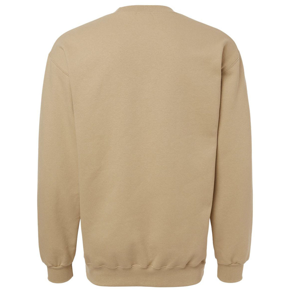 Gildan Unisex Tan Hammer Maxweight Crewneck Sweatshirt