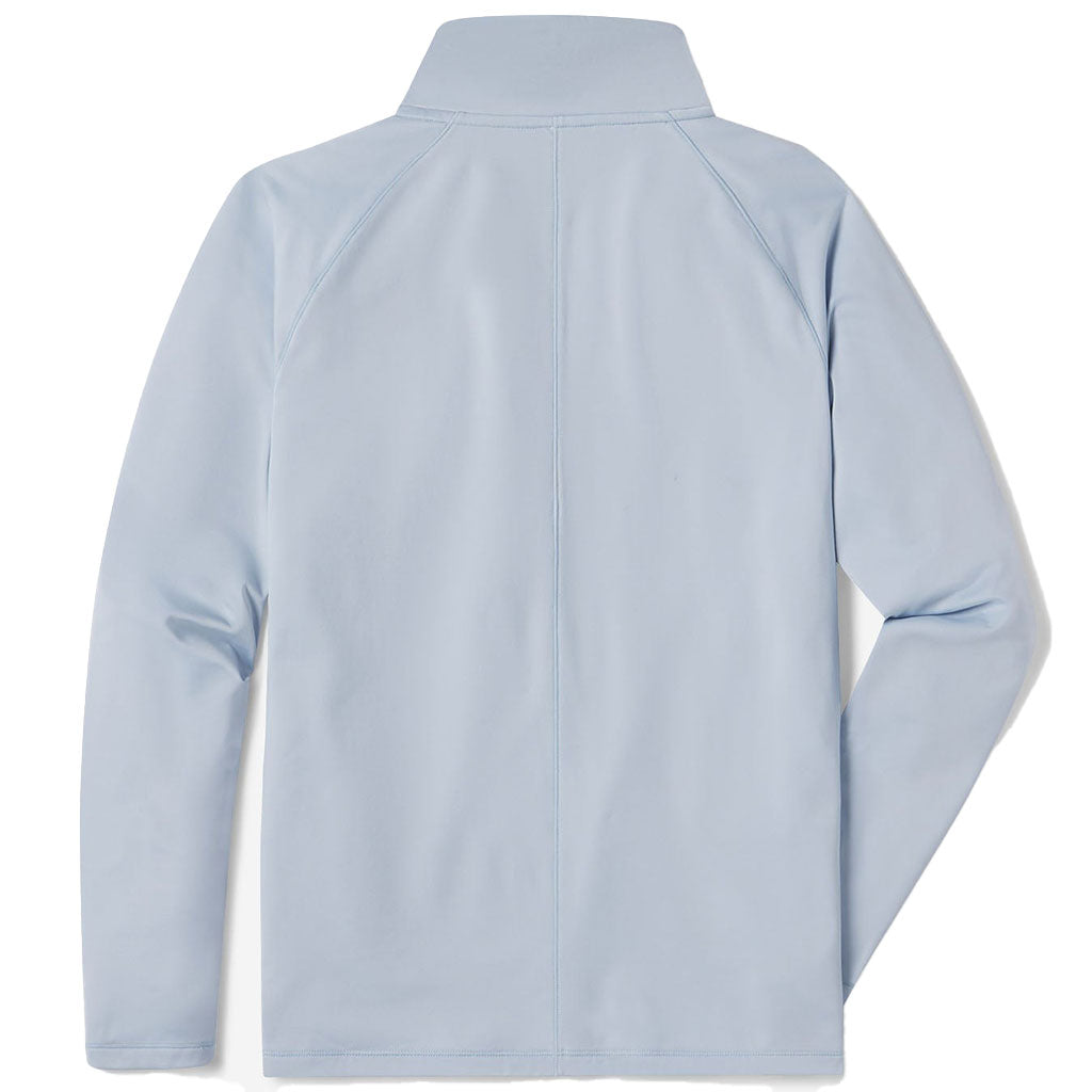 UNRL Men's Sky Blue Interlock Quarter Zip