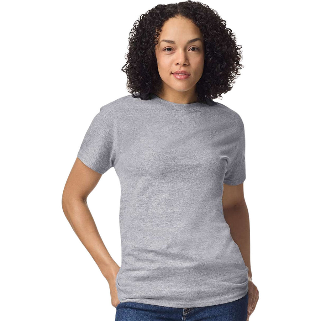 Gildan Men's Sport Grey Ultra Cotton 6 oz. T-Shirt